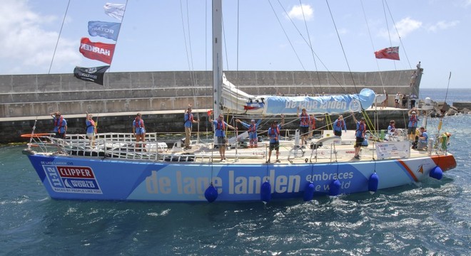 De Lage Landen set sail in race two (from Madeira to Rio de Janeiro, Brazil) of the Clipper 11-12 Round the World Yacht Race. © onEdition http://www.onEdition.com